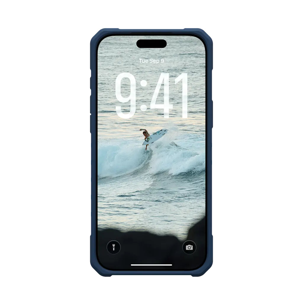 Urban Armor Gear Backcover – für Apple iPhone 17 Pro Max – hellblau/transparent – MagSafe-kompatibel