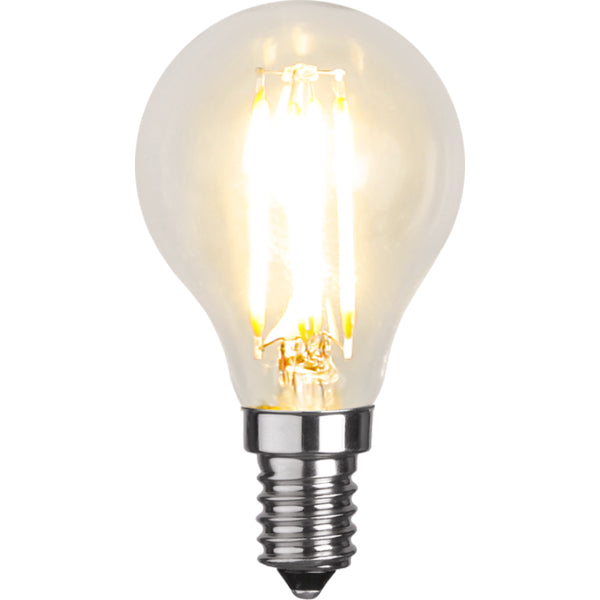 Star Trading LED-Leuchtmittel E14 P45 – 470 lm, 4,2 W, Warmweiss 2700 K – 10 Stk. – Transparent, Glas