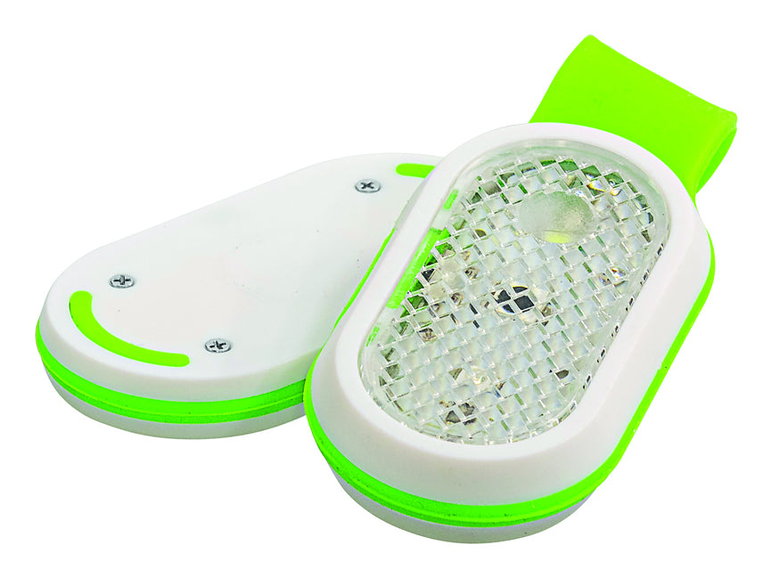 Steffen Taschenlampe Clip 10 – 10 lm, 2 m, IPX4, Batteriebetrieb 2× CR2032 – Weiss