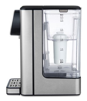 Trisa Silver Stream Wasserkocher – 2,7 l, mit Temperaturwahl, Edelstahl