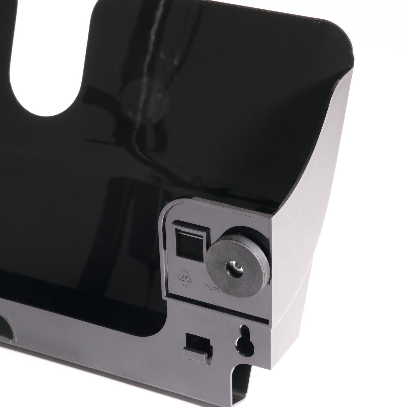 Durable FLEXIPLUS2 Prospektständer – für A4 Querformat, 2 Fächer, magnetisch, Schwarz, 340 × 270 × 105 mm