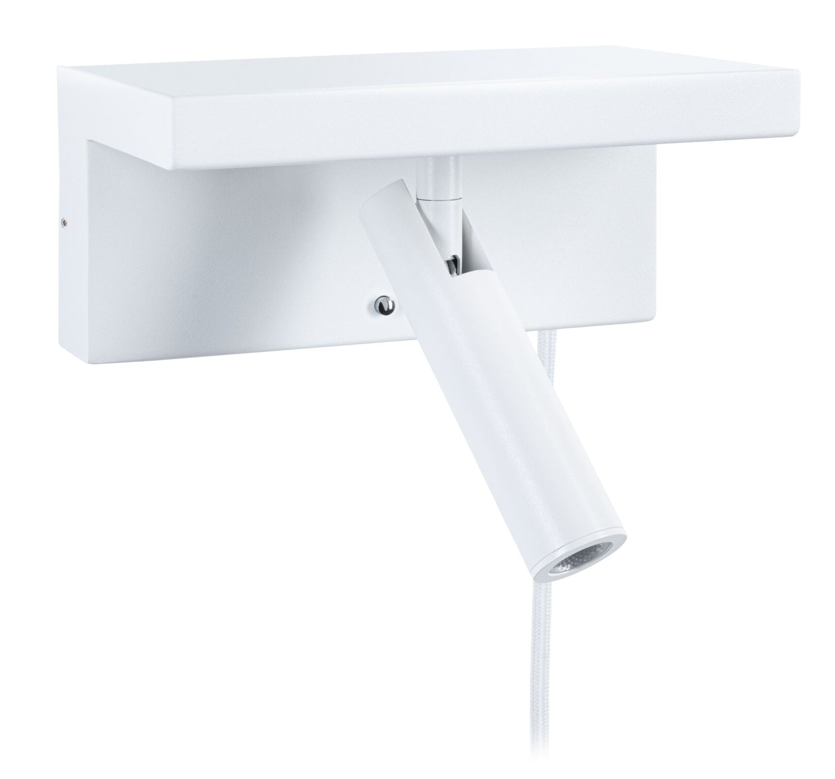 Paulmann LED Wandleuchte Jerik – 18,2 × 8,7 cm, 225 lm, 2,4 W, 3000 K, 3-Stufen-Dim, USB-C, weiss