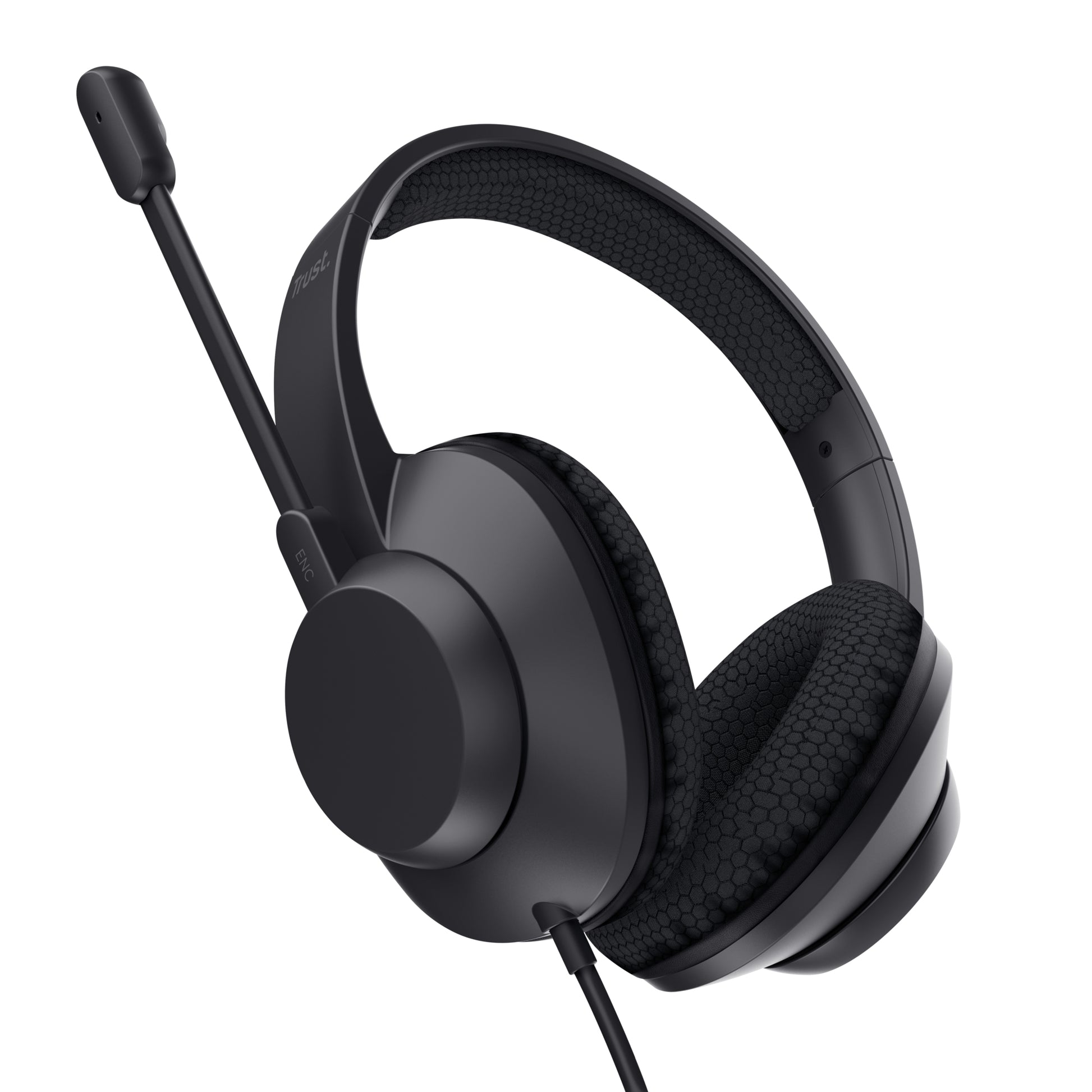 Trust Ayda Max – Duo Headset Over-Ear – USB-C, ENC Mikrofon – Schwarz