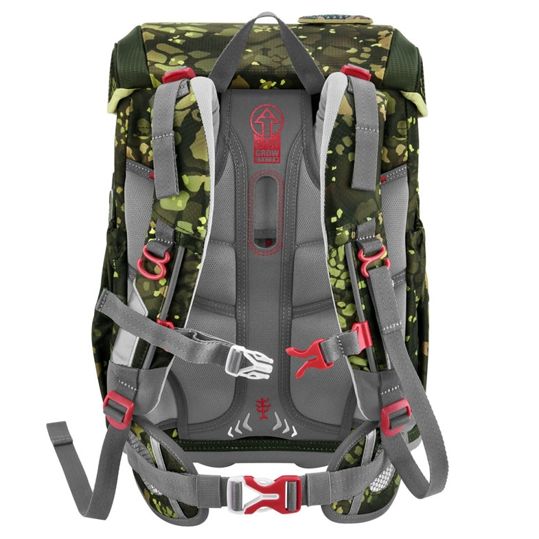 Step by Step Schulrucksack-Set Cloud – 5-teilig – Dino Torex – aus recycelten Materialien