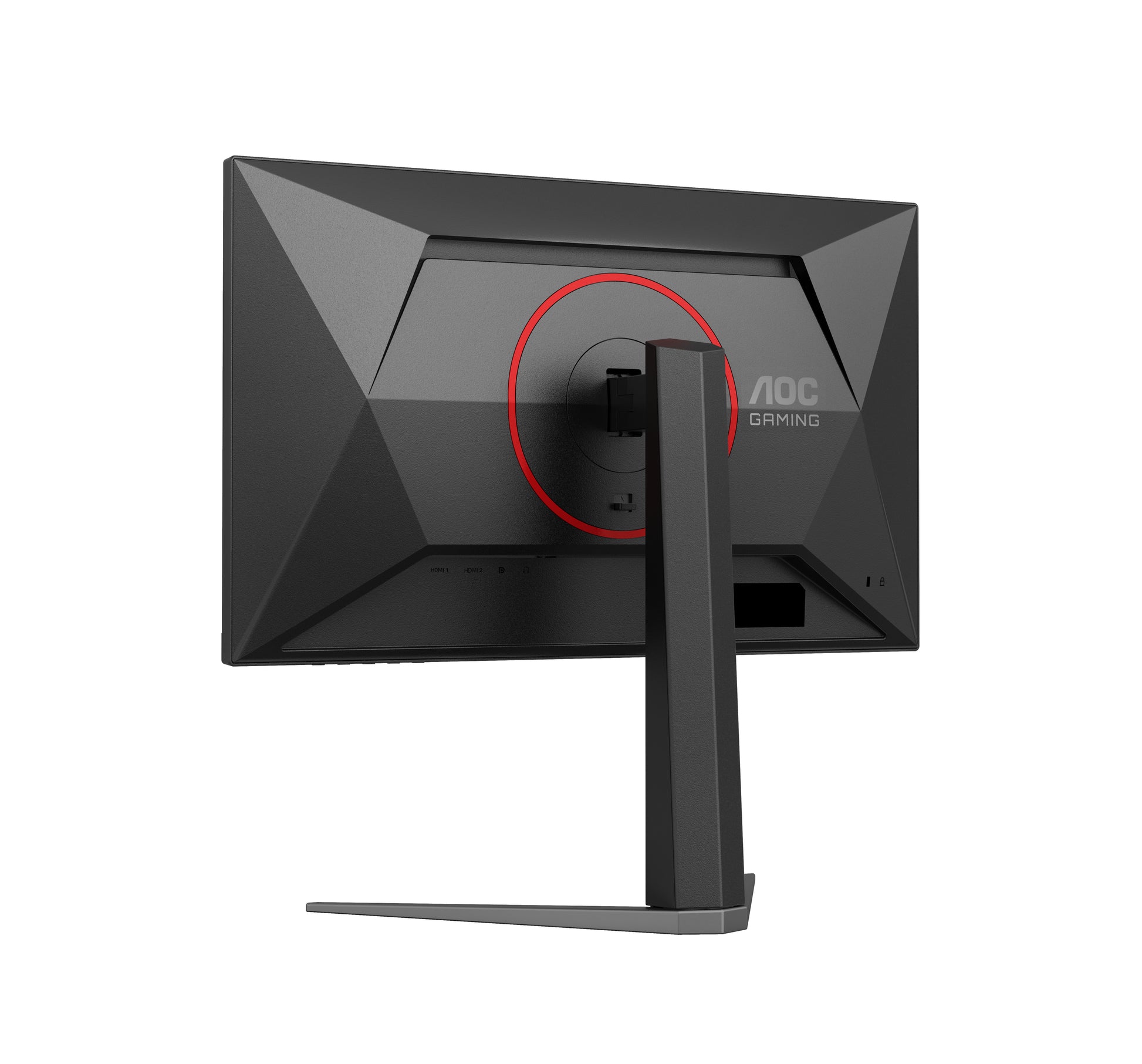 AOC 24G4HA – Monitor, 23,8", IPS, 200 Hz, Adaptive Sync, Lautsprecher, Höhenverstellbar, Rot