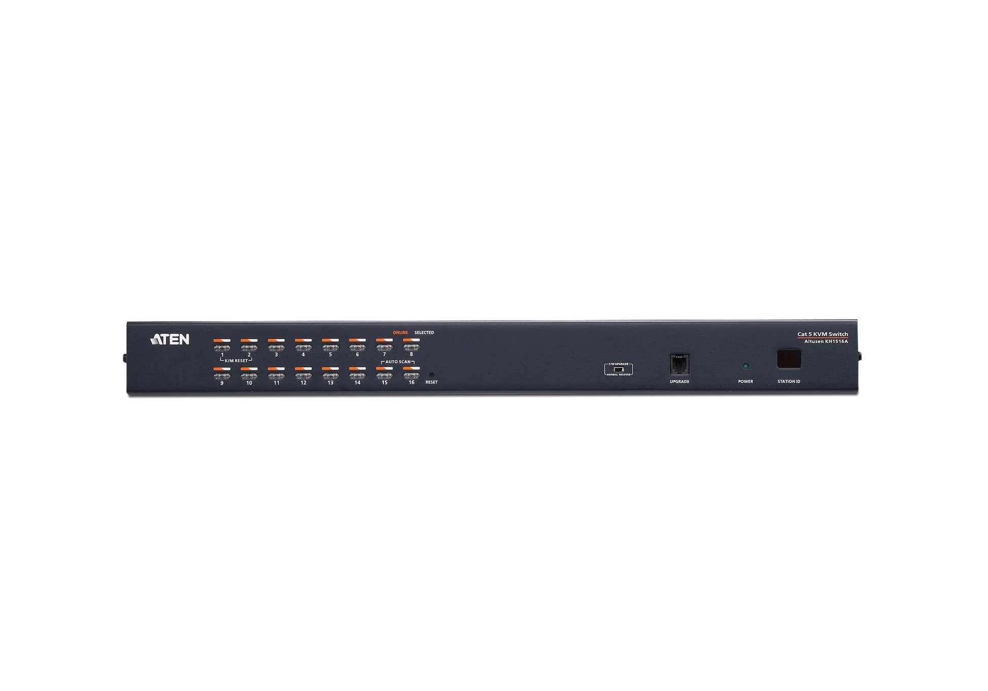 ATEN KH1516A – KVM-Switch – 16×RJ45, 1U, Schwarz
