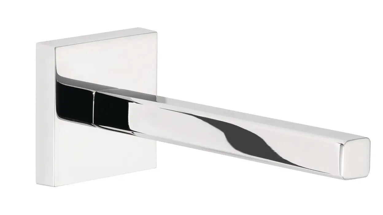 TESA Toilettenpapierhalter – Chrom, selbstklebend, 13,2 × 5 × 5 cm