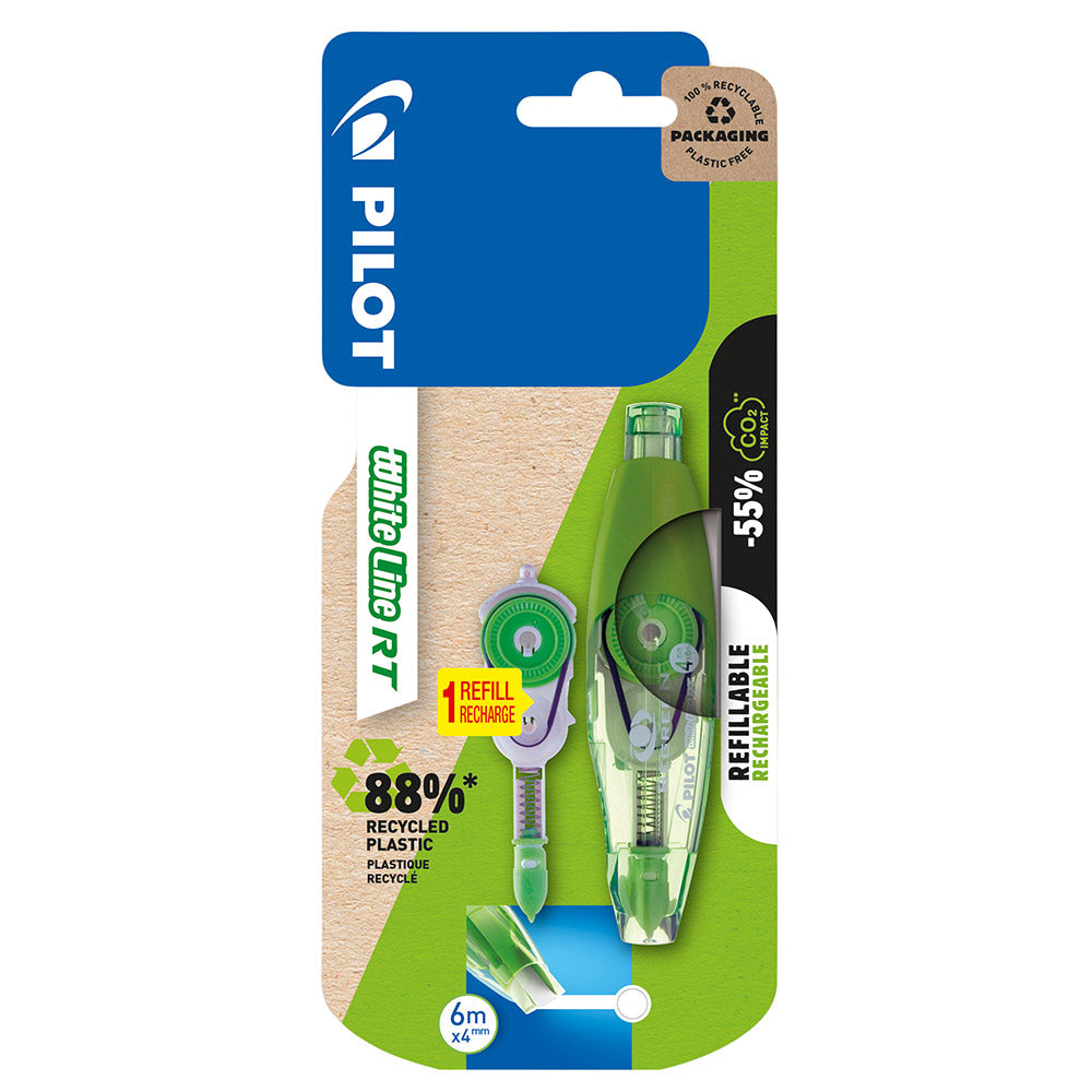 Pilot Whiteline RT Korrekturroller 4 mm × 6 m – Nachfüllbar