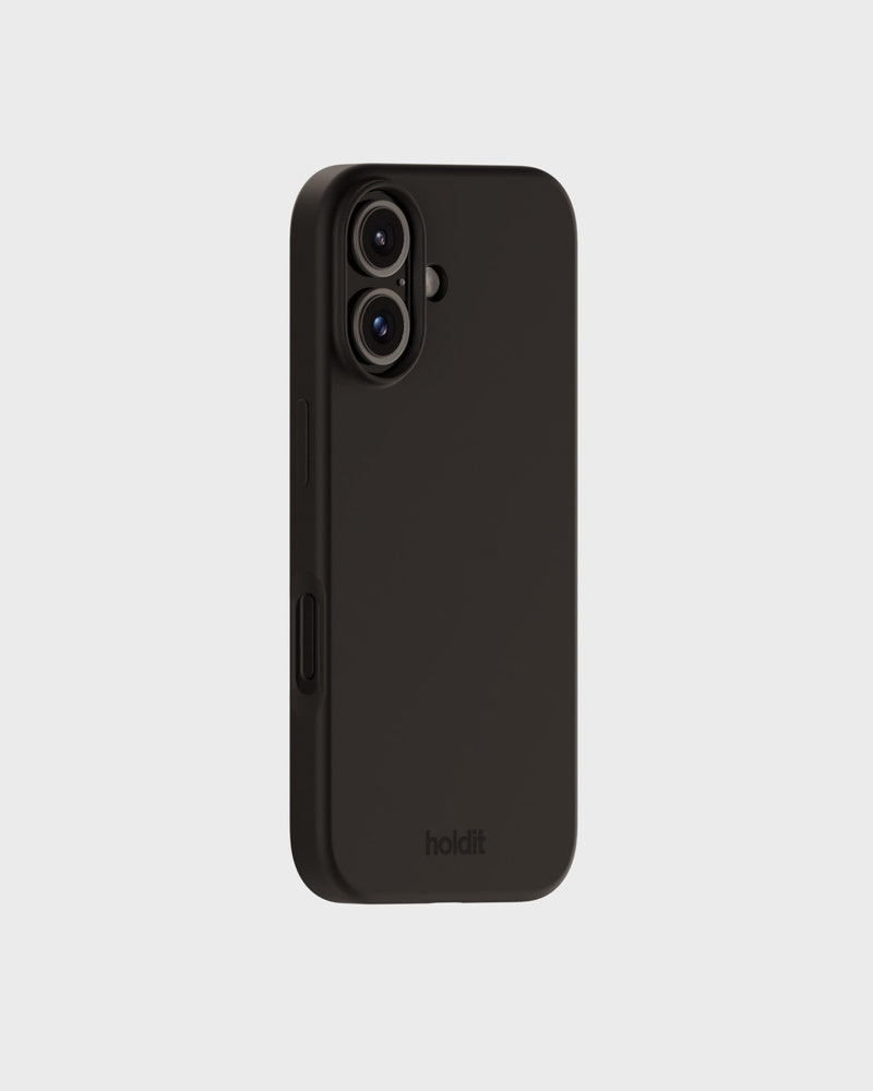 Holdit – Backcover – für Apple iPhone 16 Plus – Schwarz – Silikon