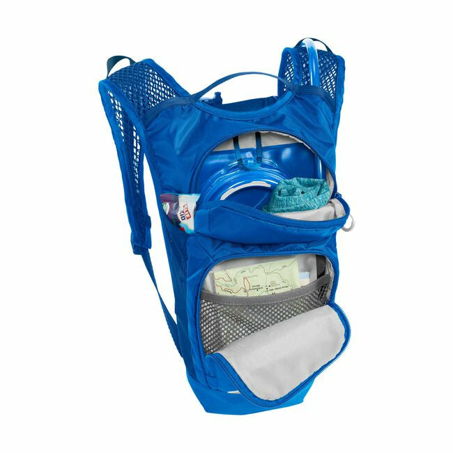 CamelBak Kindergartenrucksack Mini M.U.L.E – 3,5 l, reflektierend, Polyester – Blau, 190 × 360 × 150 mm