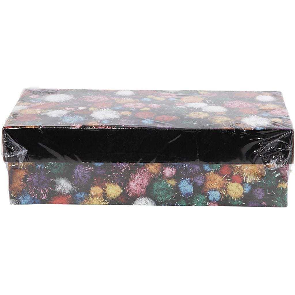 Creativ Company Dekostoff, Kunststoff, Mehrfarbig, 300 g, Pompons