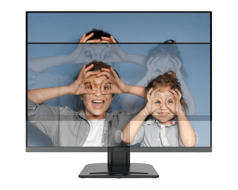 MSI PRO MP273QPDE E2 – Monitor, 27", 2560 × 1440 (WQHD), IPS, 100 Hz, 400 cd/m², VESA 75 × 75, Schwarz