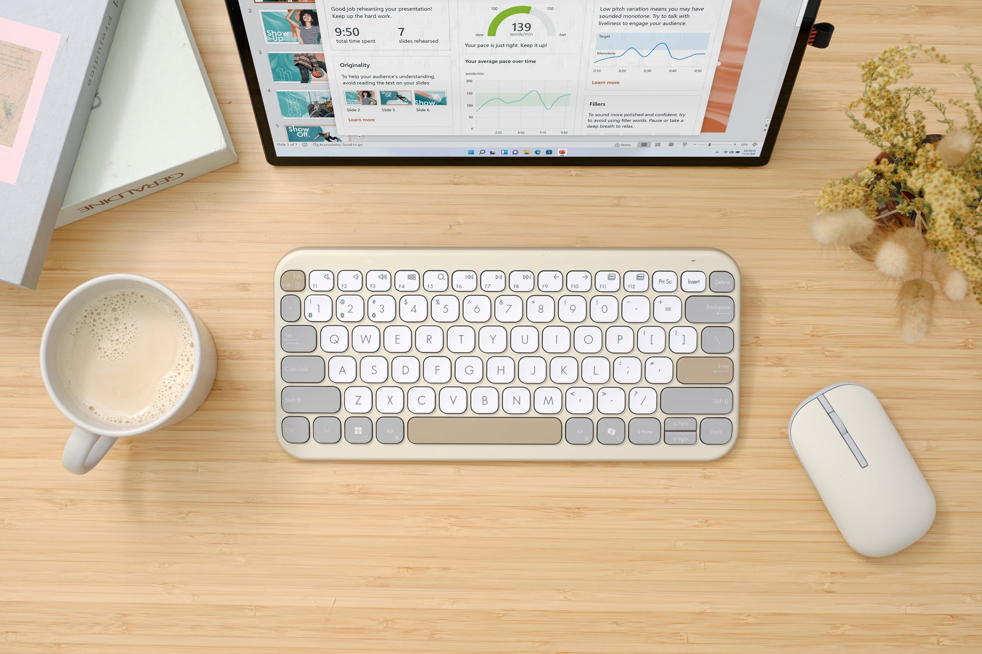 ASUS Marshmallow KW100 – Tastatur 75% – Schere – Bluetooth – QWERTZ (DE) – ohne Ziffernblock