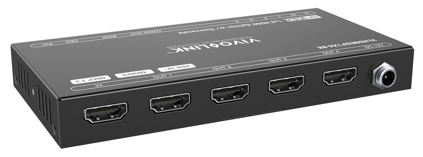 Vivolink VLHDMISP1X4-8K – HDMI Splitter, 1×4, 8K@60 Hz