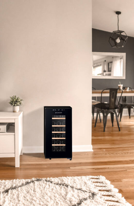 Climadiff Weinkühlschrank CUVEE18 – 50 l, 220/240 V, Energieeffizienzklasse E, 22 dB