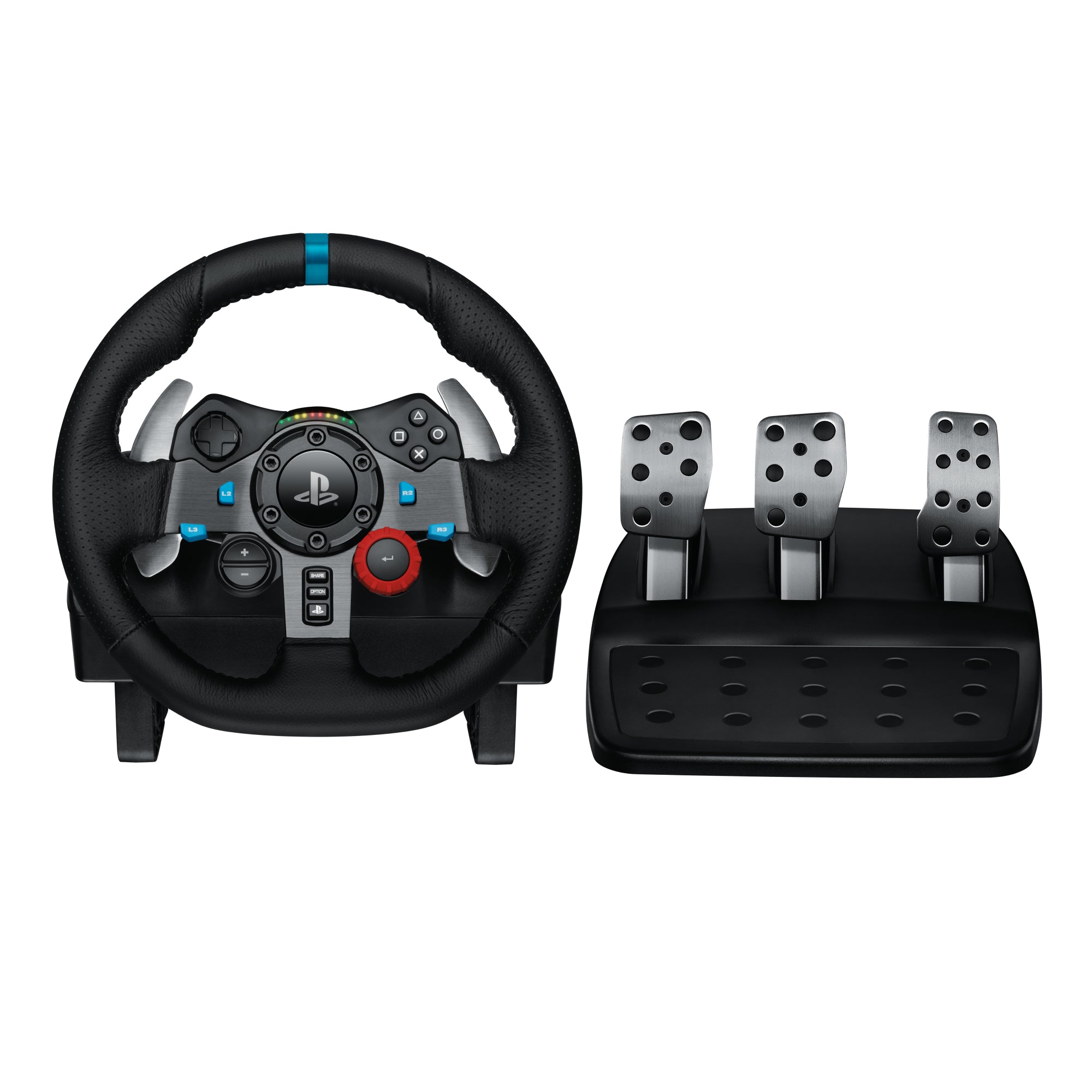 Logitech G G29 – Lenkrad + Pedale – USB (kabelgebunden), Kraft‑Rückmeldung – für PC & PlayStation