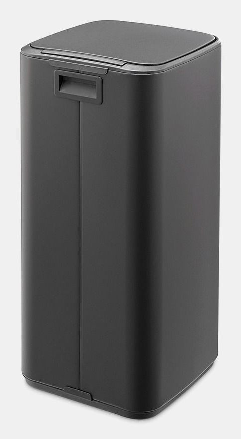 Brabantia Papierkorb – 30 l – Stahl, Anthrazit – B × H 288 × 647 mm