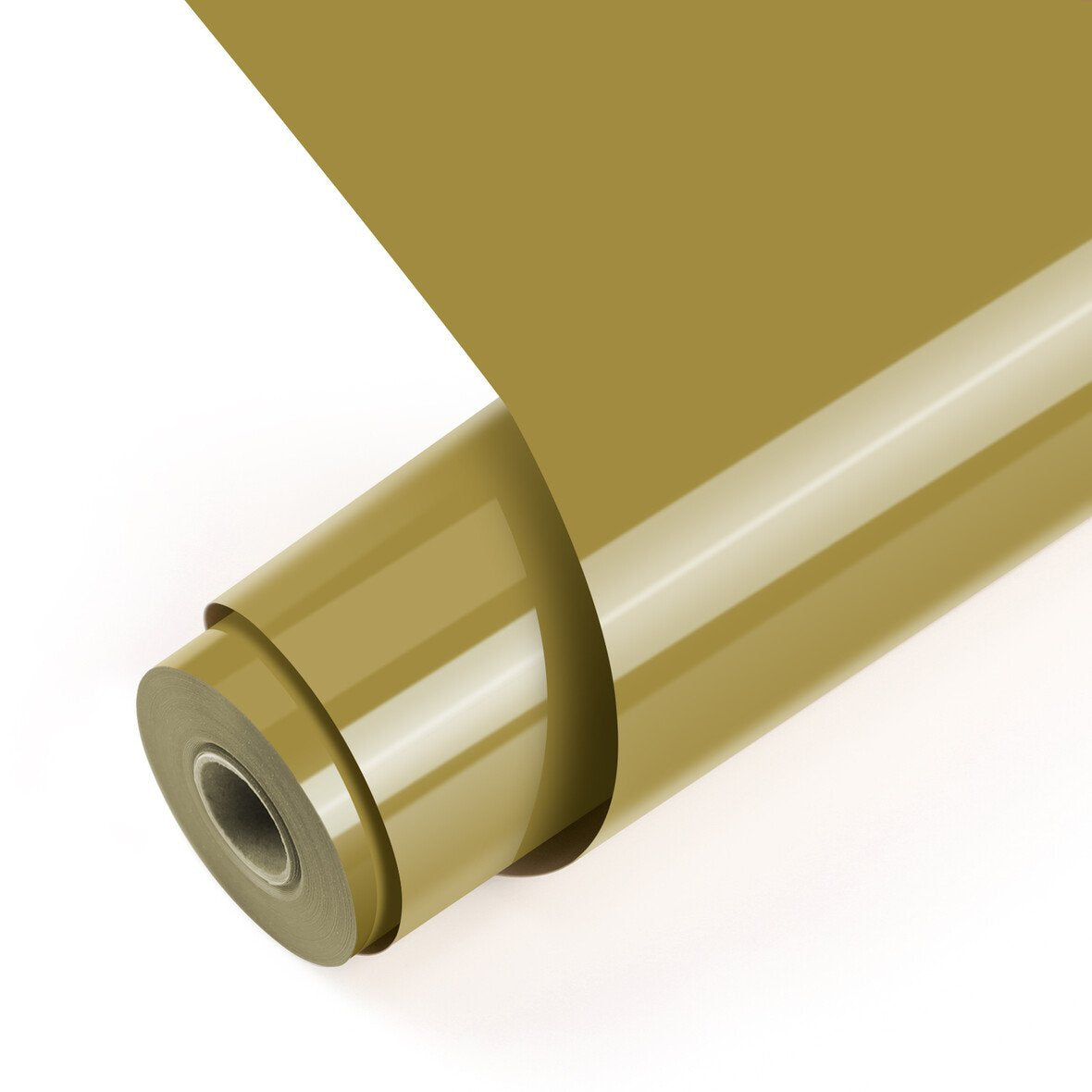 LOKLiK Aufbügelfolie (HTV), Gold, Glänzend, 30,5 cm × 1,8 m, 1 Rolle