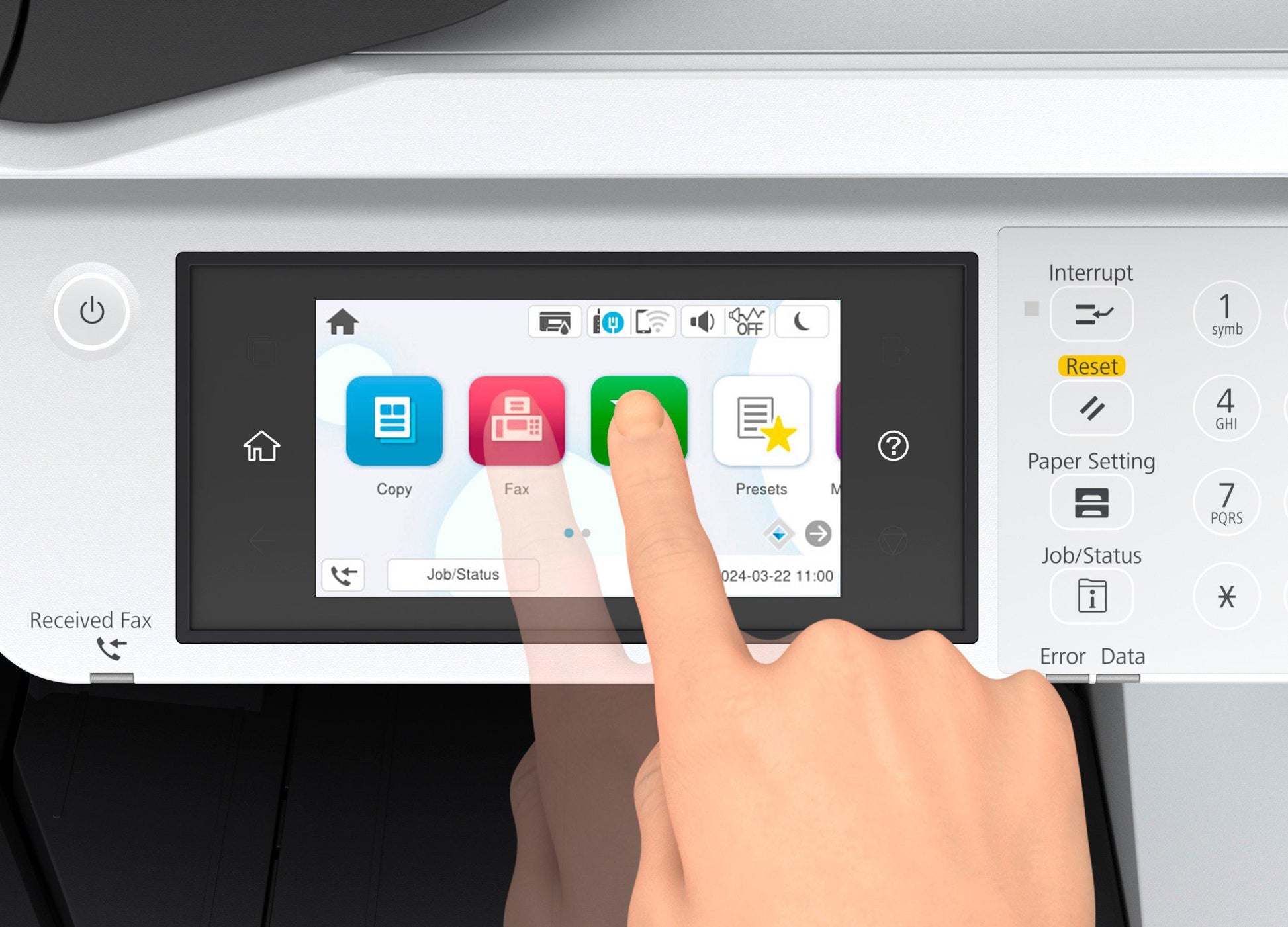 Epson WorkForce Pro EM-C7100DWF – Farbiger Tintenstrahl-MFP A3 – USB/LAN/WLAN