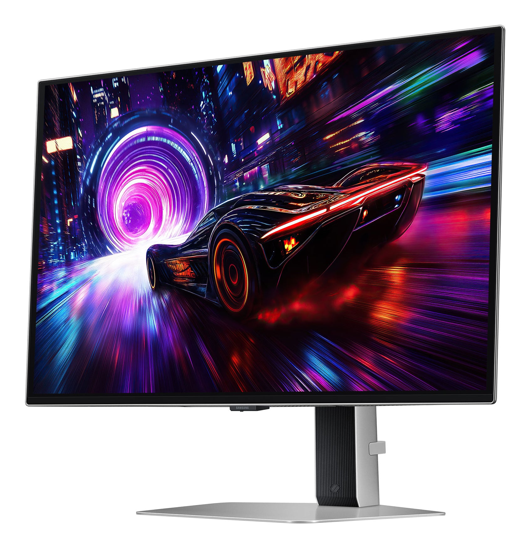 Samsung G81Sf – Monitor, 27" 3840 × 2160 (UHD 4K), OLED, Silber