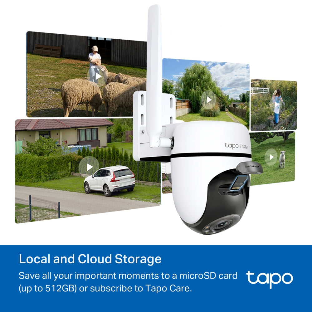 TP-Link TAPO C501GW IP-Sicherheitskamera – 1080p, 4G, IP66, Weiss