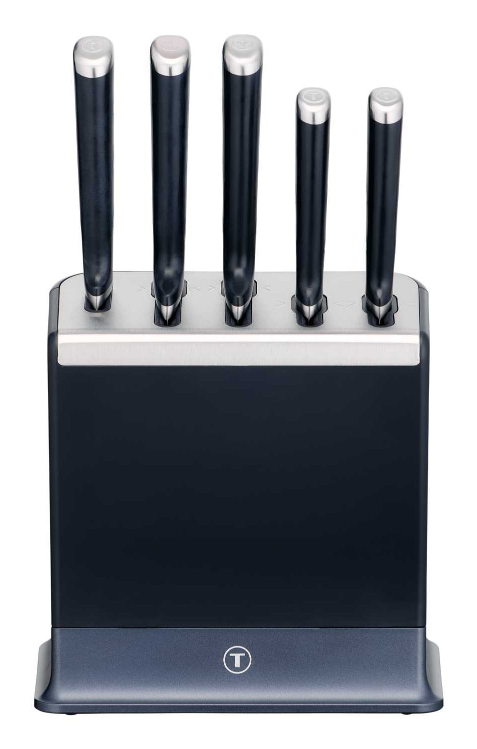 Tefal EverSharp Pro – Messerblock 5-teilig, Edelstahlklingen, Schwarz/Blau