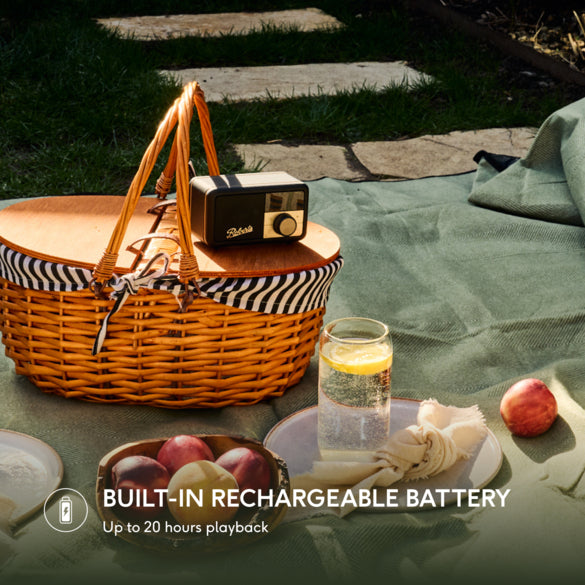 Roberts Radio Roberts Revival Petite 2 – DAB-/Internetradio – DAB+ – Schwarz