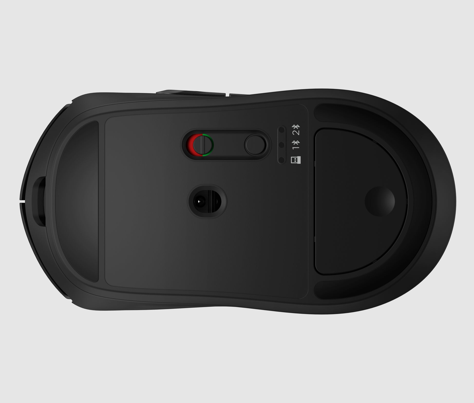 HP 700 Wiederaufladbare Wireless-Maus – Kabellos (Bluetooth/2,4 GHz), 6000 DPI, Beidhändig, Schwarz