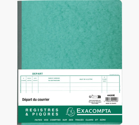 Exacompta Register 'Ausgangspost' – 320 × 270 mm – 80 Seiten, 110 g/m²
