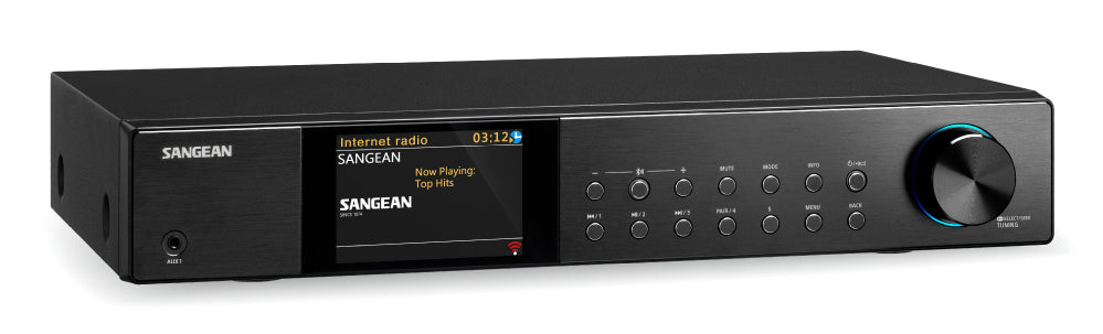 Sangean WFT-4 – Internetradio, DAB+/UKW, Bluetooth, WLAN – Schwarz