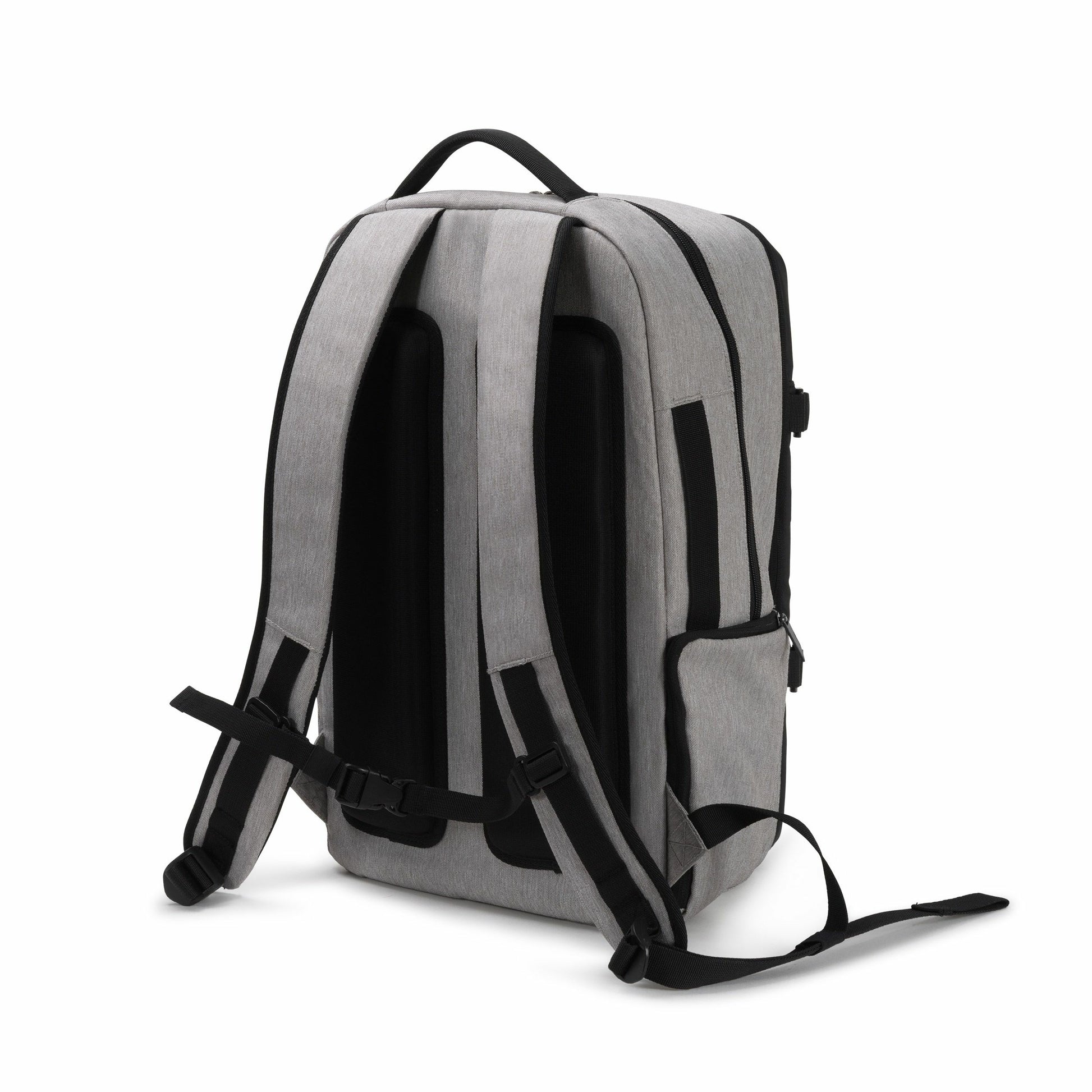 DICOTA Notebook-Rucksack bis 15,6" – HDF-geschütztes Notebook-Fach, Regenhülle – Grau