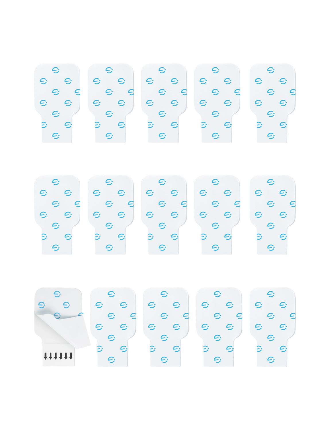 Govee Klebepads – für Glide Hexa Panels (H6061, H6066, H6067) – 15 Stk. – Weiss – 63,5 × 42 mm