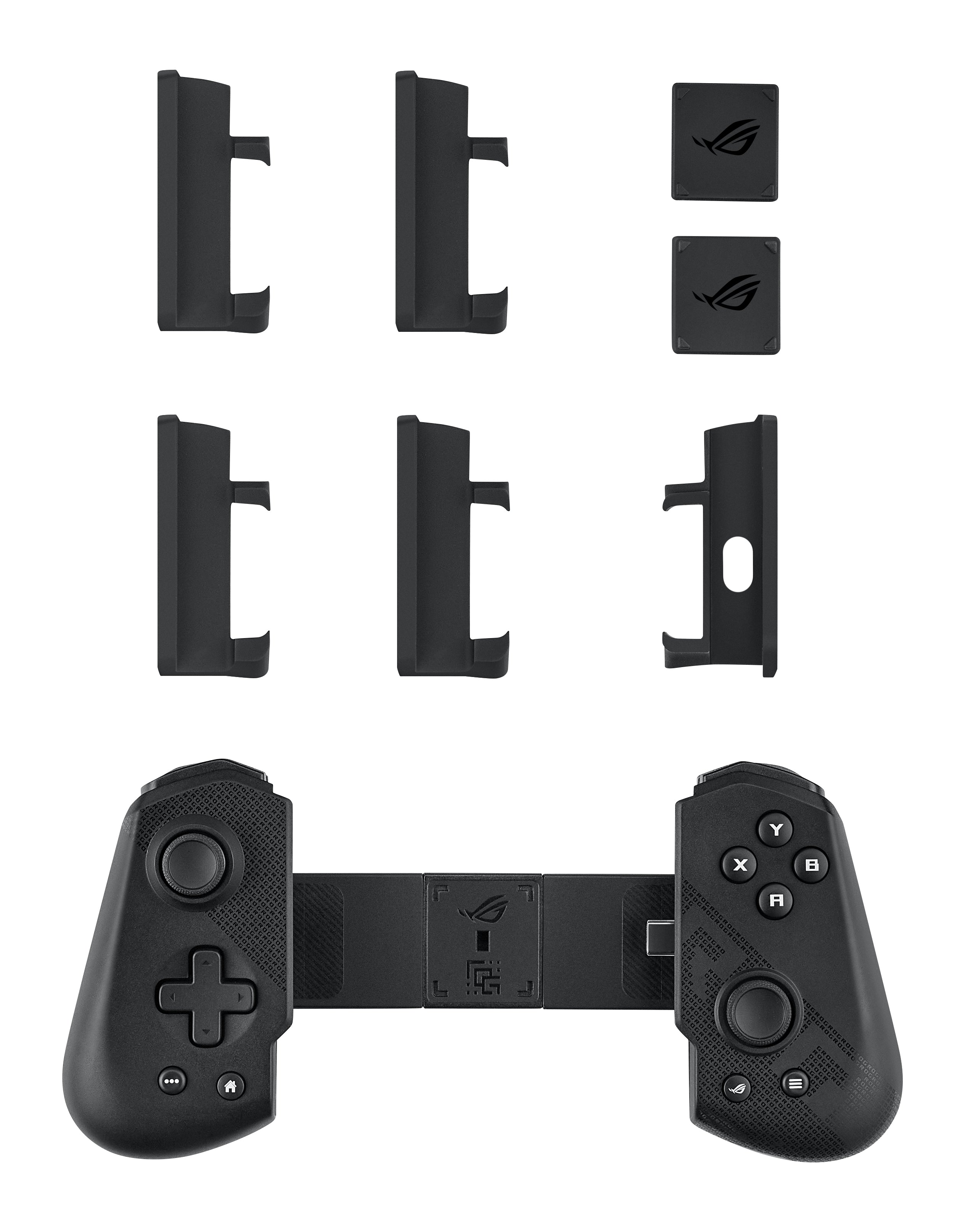 ASUS ROG Tessen – Mobiler Controller – kabelgebunden, USB-C – für Android – Schwarz/Grau