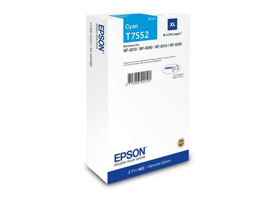 Epson Tintenpatrone WF-8xxx, Cyan, XL – für WF-8xxx-Serie