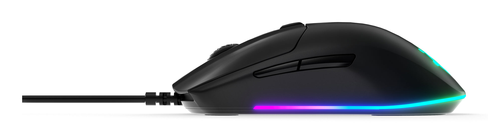 SteelSeries Rival 3 – Gaming-Maus – Kabelgebunden (USB‑A), 8500 DPI, RGB-Beleuchtung, rechts, Schwarz