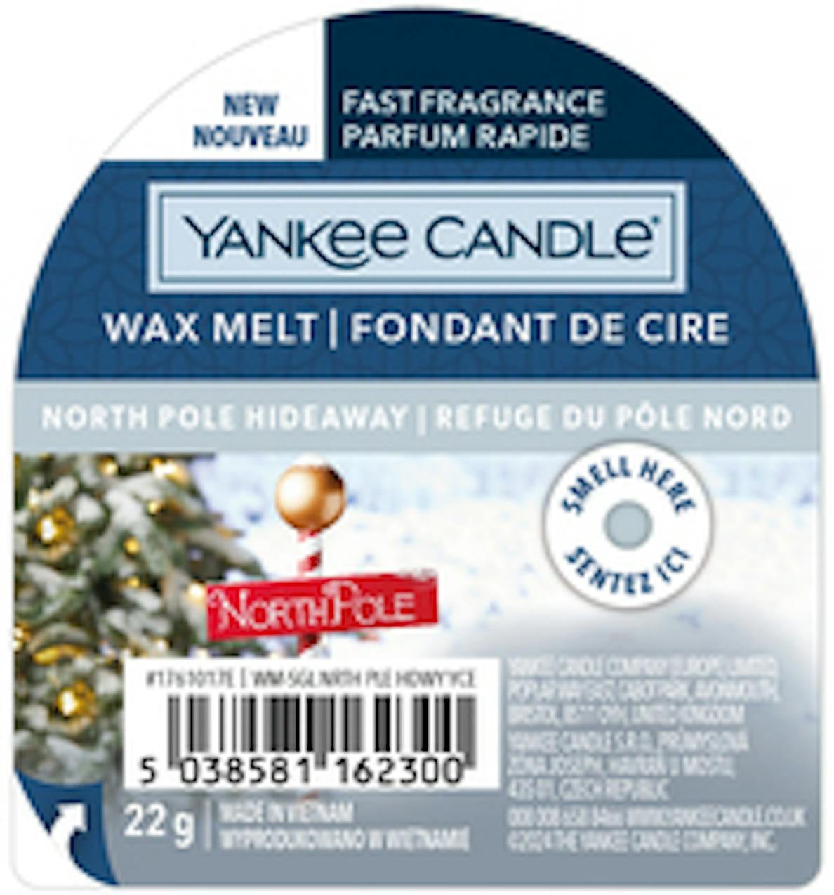 Yankee Candle Signature North Pole Hideaway – Duftwachsplättchen, Ø 6,7 × 7,3 cm, 8 h