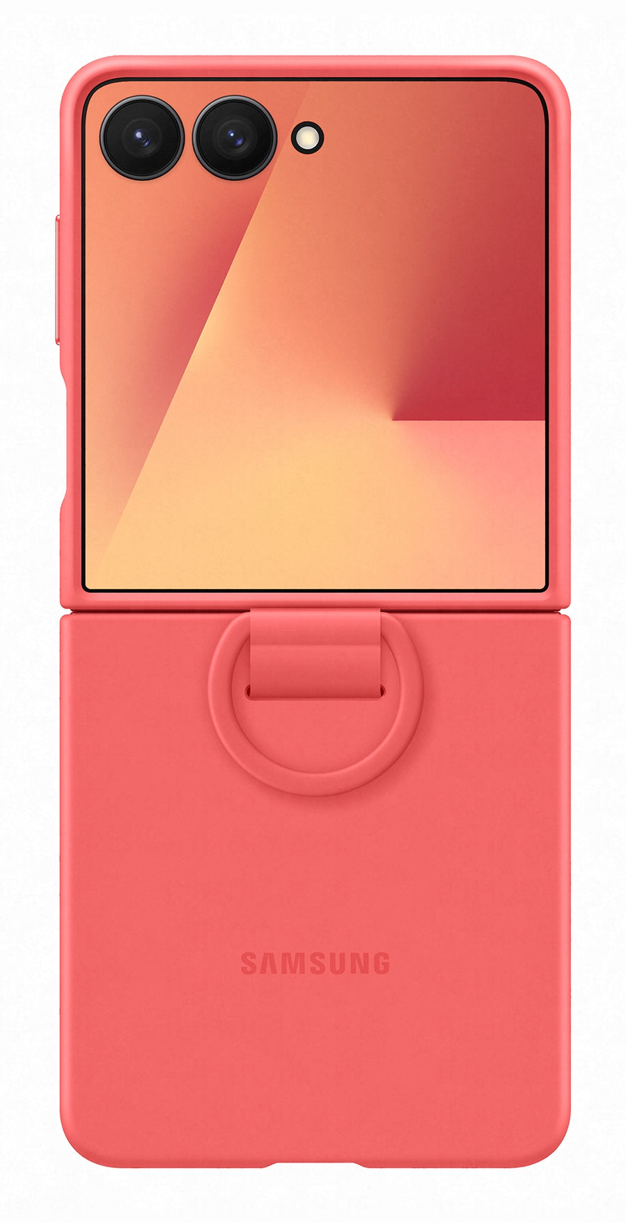 Samsung Backcover – für Samsung (bis 17,4 cm/6,85"), Silikon, Rot