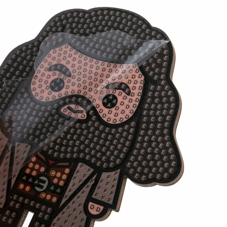 CRAFT Buddy Diamond-Painting-Set – Rubeus Hagrid – 8 × 11 cm – ab 6 Jahren
