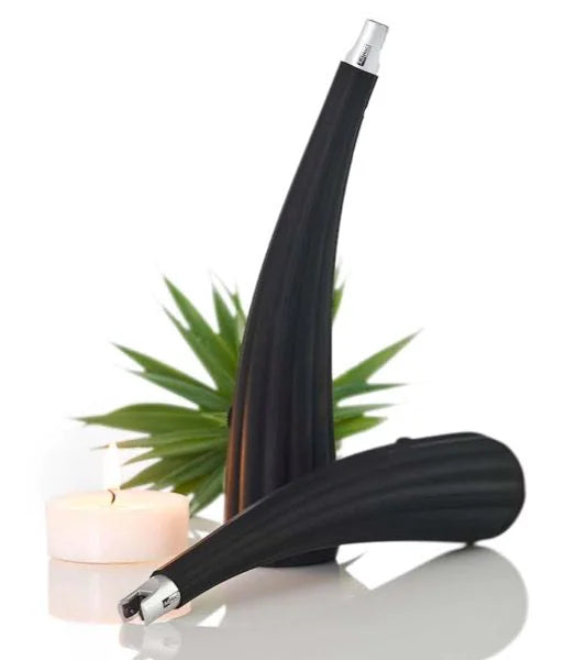 AdHoc Tischfeuerzeug, Ø 4,8 × 21,3 cm, Metall/Kunststoff, Schwarz, mit Akku (USB-aufladbar)