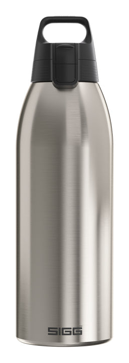 SIGG Shield One Isolierflasche 1,5 l – doppelwandig, Edelstahl, Klappdeckel