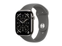 Apple Watch S11 – Smartwatch – 46 mm, LTE, OLED, 50 m, Stone Grey, S/M, Sportarmband