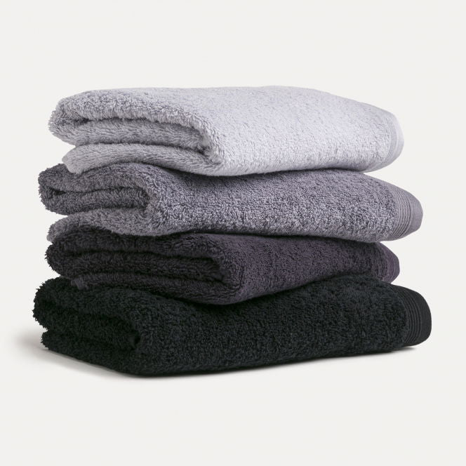 Möve Waschlappen Superwuschel – 30×30 cm, Baumwolle, Schwarz