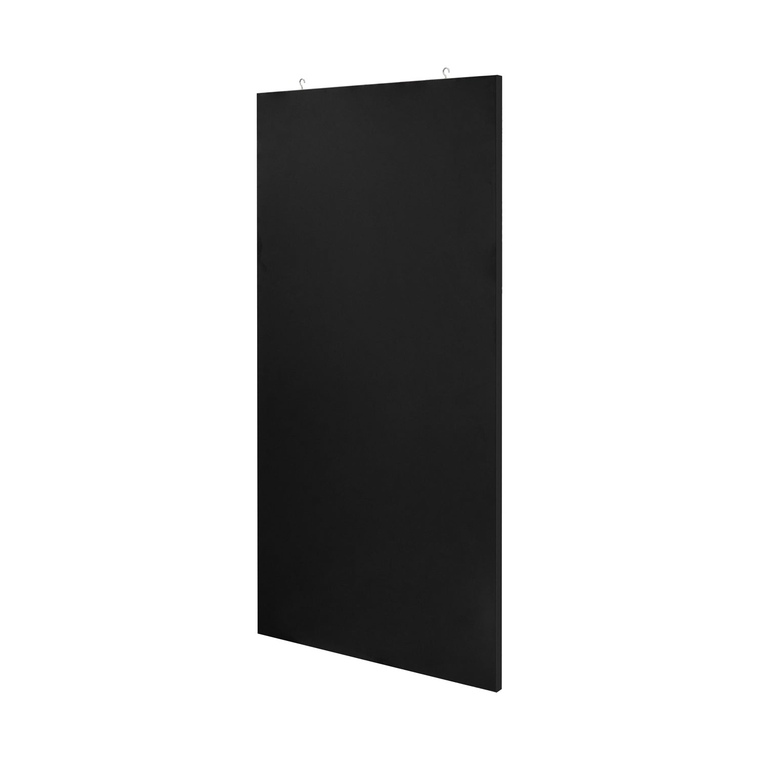 Europel Kreidetafel ohne Rahmen – 500 × 1'000 mm – MDF-Platten, schwarz – für Kreidemarker