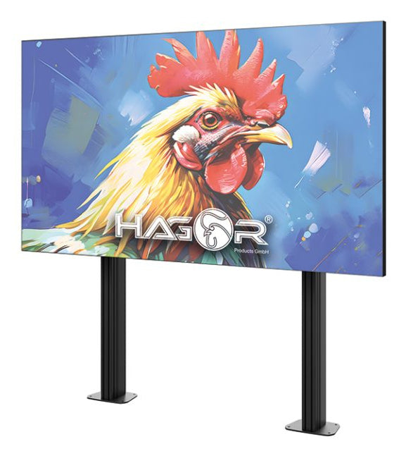 Hagor CPS Moto 86/110 – Wandhalterung, bis 110", VESA 400 × 200/900 × 800 mm, 160 kg, schwarz