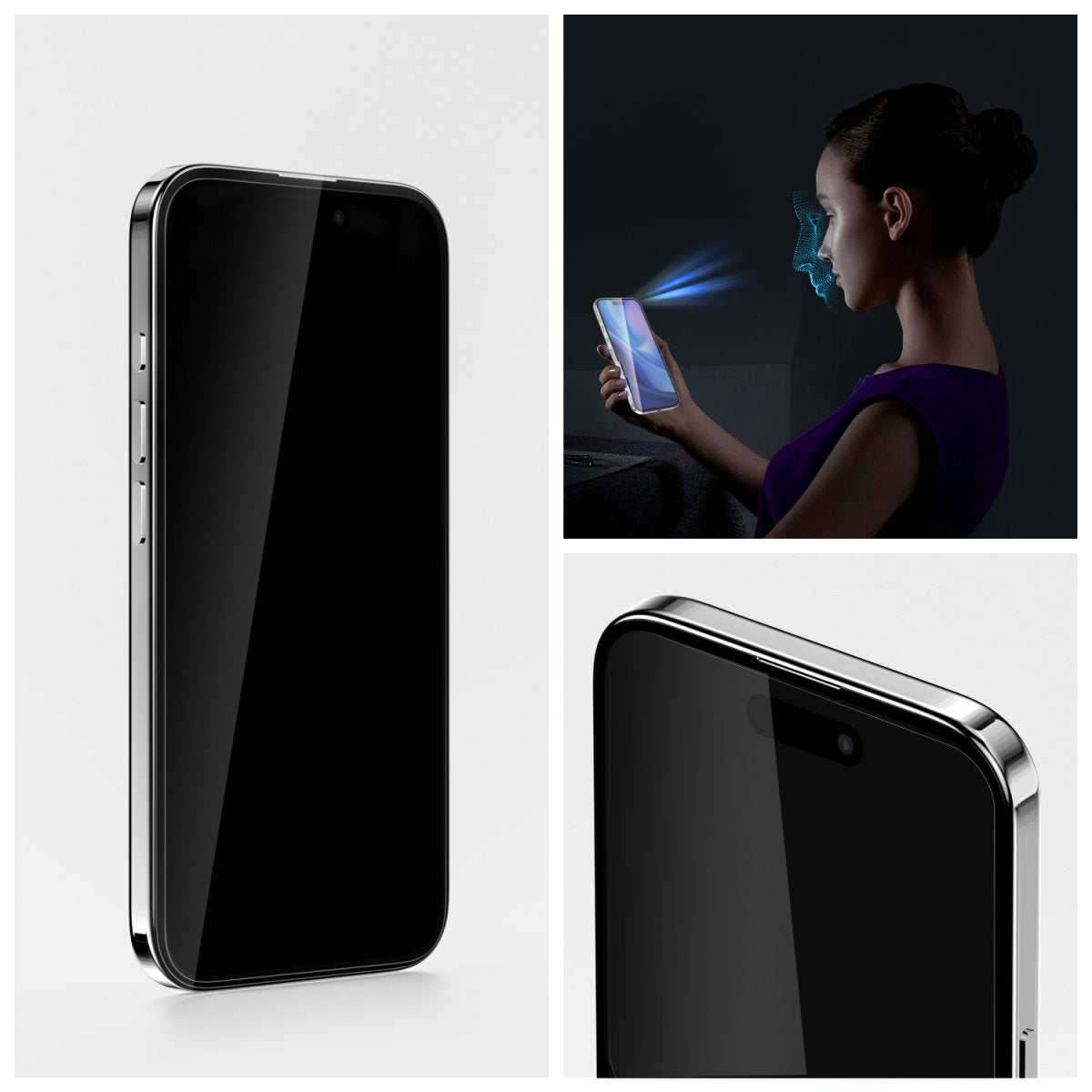 4smarts Displayschutz (Panzerglas), Case Friendly – für iPhone 16 Pro – mit Applikator