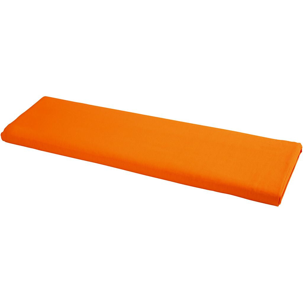 Creativ Company Stoff – orange – 145 × 1000 cm – Baumwolle