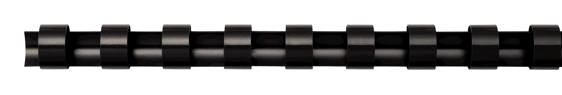 Fellowes CombBind Plastikbinderücken – A4 – Ø 28 mm – 21 Ringe – bis 240 Blatt, Schwarz – 50 Stk.