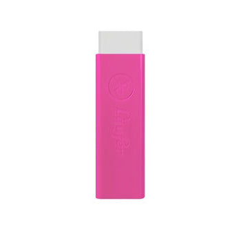Laufer Radierer – für Bleistifte und Farbstifte – 21 × 7 × 21 mm – pink