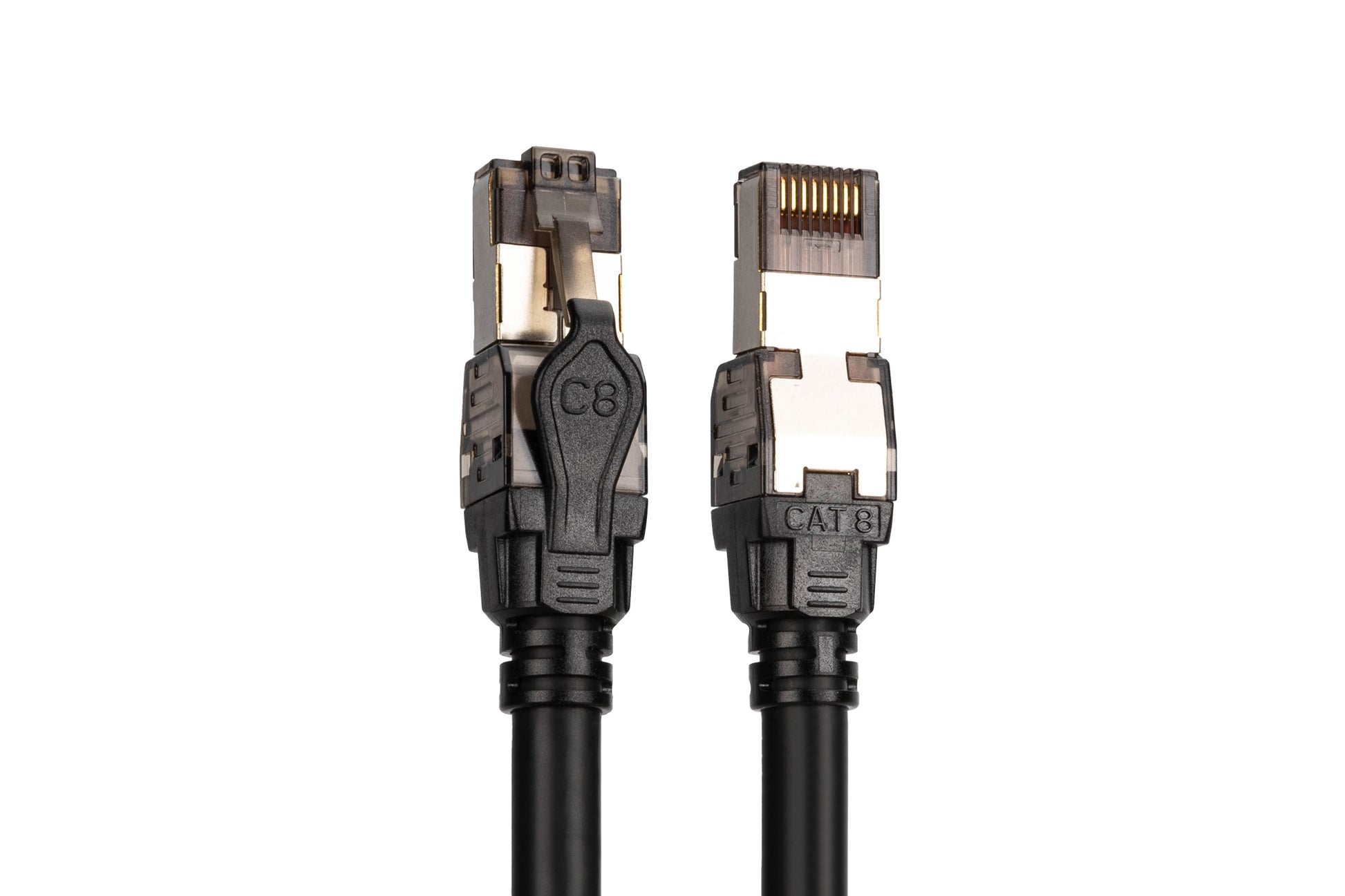 Digitus CAT 8.1 Patchkabel – 2 m, schwarz, geschirmt, LSZH