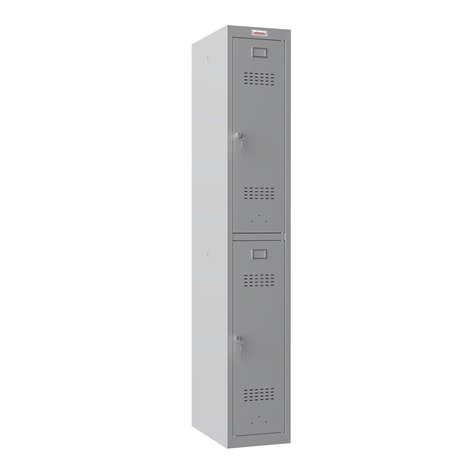 Phoenix Safe Co. PL1230 – Aktenschrank, abschliessbar, Stahl, 300 × 500 × 1'830 mm, Grau